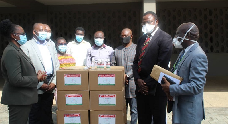 Korle-Bu Sanitizers Donation to MoF